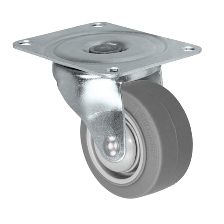 Durastar Caster; 3x1.25 Swvl Fork; 3x1.25 Thermoplastic Rubber l Polyolefin, Gr 10CS314TPR35X-02